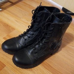 Guess combat boots